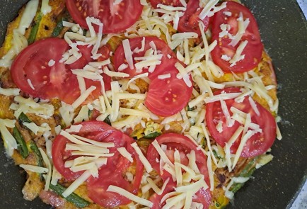 Фото шага рецепта Завтрак из лаваша со спаржевой фасолью 189974 шаг 13