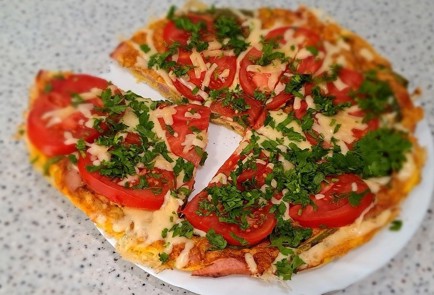 Фото шага рецепта Завтрак из лаваша со спаржевой фасолью 189974 шаг 14