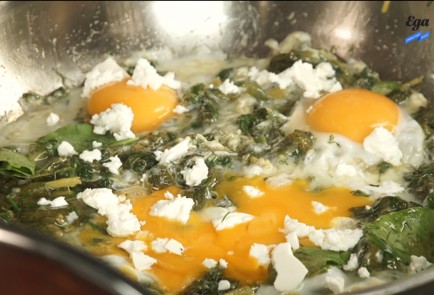 Фото шага рецепта Зеленая шакшука 125528 шаг 4  