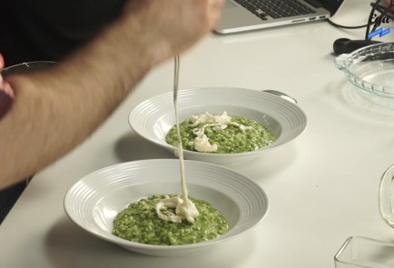 Фото шага рецепта Зеленое ризотто 125272 шаг 4  