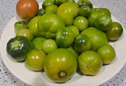 Фото шага рецепта Зеленые помидоры на зиму без стерилизации 190406 шаг 2  