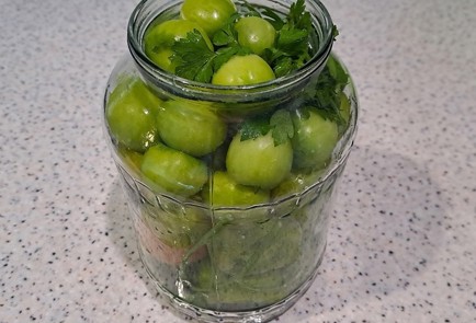 Фото шага рецепта Зеленые помидоры на зиму без стерилизации 190406 шаг 9  