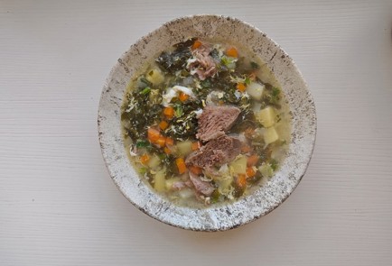 Фото шага рецепта Зеленые щи 189147 шаг 12  