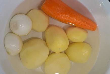 Фото шага рецепта Зеленый борщ со свиными ребрами 186482 шаг 4  