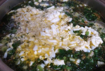 Фото шага рецепта Зеленый борщ 188861 шаг 10  