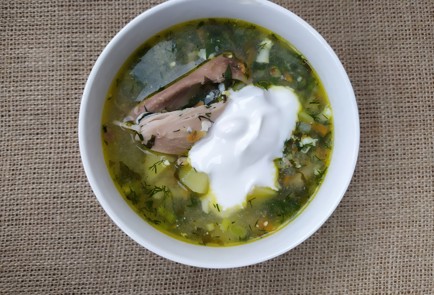 Фото шага рецепта Зеленый борщ 188861 шаг 12  