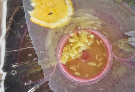 Фото шага рецепта Зеленый смузи на кефире 173682 шаг 3  