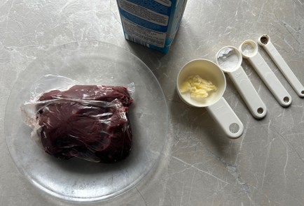 Фото шага рецепта Жареная говяжья печень 190009 шаг 1  