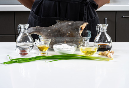 Фото шага рецепта Жареная камбала покорейски 191138 шаг 1  