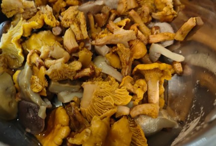 Фото шага рецепта Жареная картошка с лисичками 190177 шаг 10  