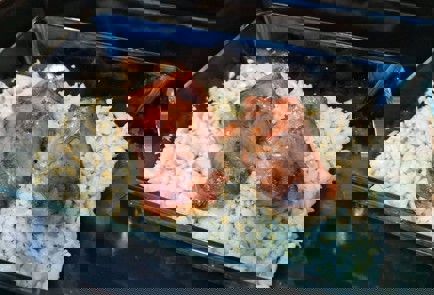 Фото шага рецепта Жареная утка с гарниром из цветной капусты 151124 шаг 13  