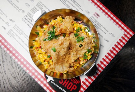 Фото шага рецепта Жаренный в кукурузе сом с макшу 39417 шаг 8  