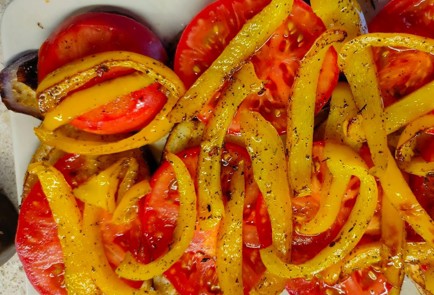 Фото шага рецепта Жареные баклажаны с помидорами 189872 шаг 13  