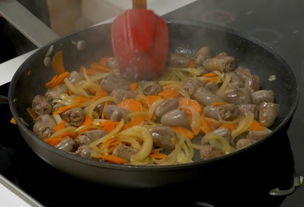 Фото шага рецепта Жареные куриные сердечки 32069 шаг 4  