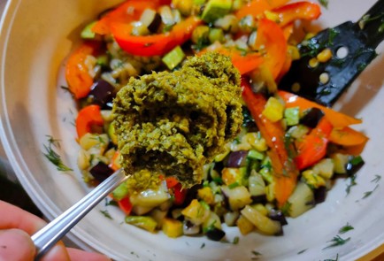 Фото шага рецепта Жареные овощи в пите 175956 шаг 16  