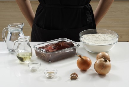 Фото шага рецепта Жареные пирожки с печенью 153127 шаг 1  