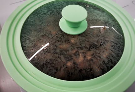 Фото шага рецепта Жареные шампиньоны подеревенски 140313 шаг 10  