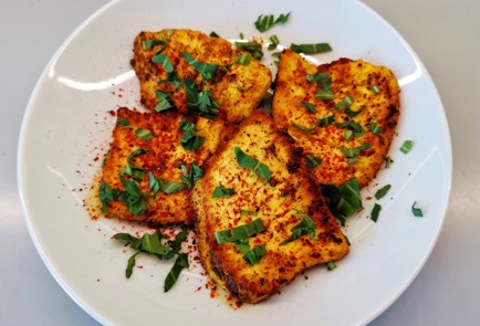 Фото шага рецепта Жареный адыгейский сыр карри 186848 шаг 13  