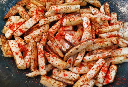 Фото шага рецепта Жареный корень сельдерея 174118 шаг 9  