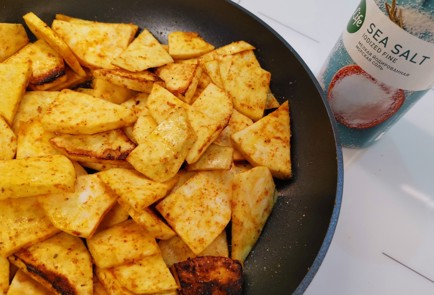 Фото шага рецепта Жареный корень сельдерея 188233 шаг 8