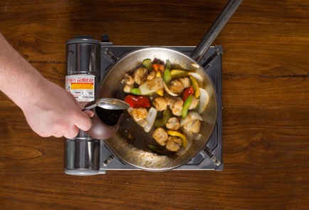 Фото шага рецепта Жареный малоглазый макрурус с овощами 136704 шаг 6