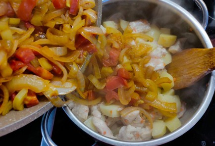 Фото шага рецепта Жаркое из курицы с овощами 174532 шаг 15