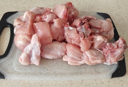 Фото шага рецепта Жаркое из курицы в казане 191134 шаг 1  