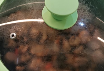 Фото шага рецепта Жаркое из утки с грибами 173413 шаг 7