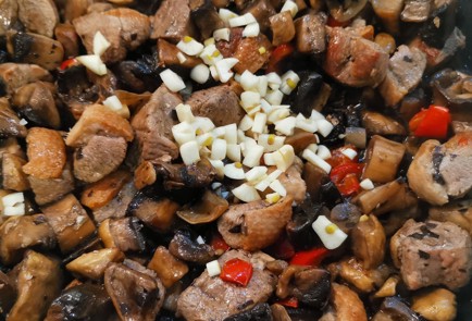 Фото шага рецепта Жаркое из утки с грибами 173413 шаг 8