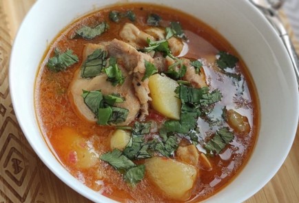 Фото шага рецепта Жаркое с курицей и картофелем 173498 шаг 14