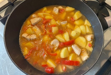 Фото шага рецепта Жаркое с курицей 189810 шаг 8