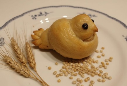 Фото шага рецепта Жаворонки с шоколадом и бананом 191147 шаг 13  