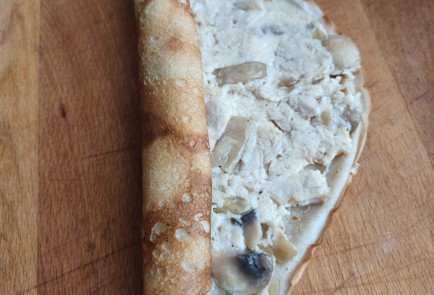 Фото шага рецепта Запеченные блины с жюльеном 175269 шаг 17  