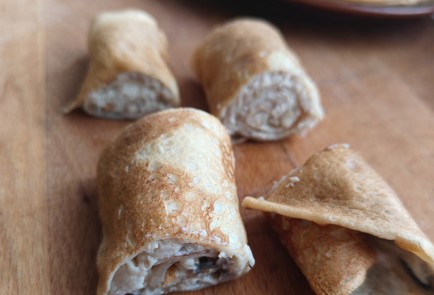 Фото шага рецепта Запеченные блины с жюльеном 175269 шаг 18  