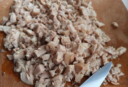 Фото шага рецепта Запеченные блины с жюльеном 175269 шаг 8  