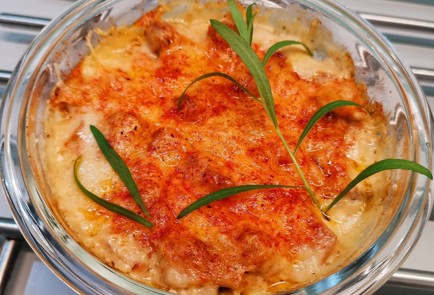 Фото шага рецепта Жюльен из лисичек 174724 шаг 14  