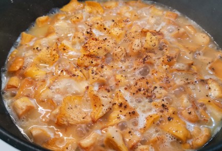 Фото шага рецепта Жюльен из лисичек 174724 шаг 5  