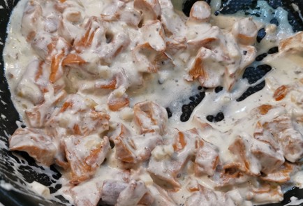 Фото шага рецепта Жюльен из лисичек 174724 шаг 9  