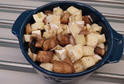 Фото шага рецепта Жюльен с камамбером 175410 шаг 10  