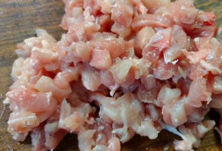 Фото шага рецепта Жюльен с курицей на сковороде 191188 шаг 8  