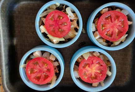 Фото шага рецепта Жюльен с помидором 174279 шаг 12  