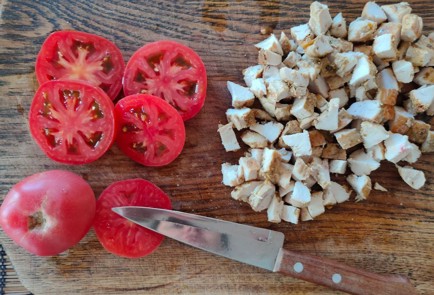 Фото шага рецепта Жюльен с помидором 174279 шаг 9  