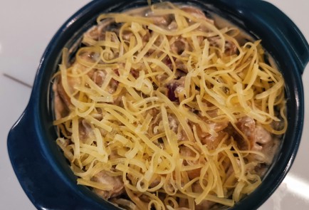 Фото шага рецепта Жюльен с трюфельным соусом 173408 шаг 10  