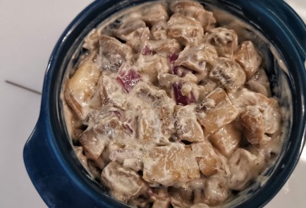 Фото шага рецепта Жюльен с трюфельным соусом 173408 шаг 9  