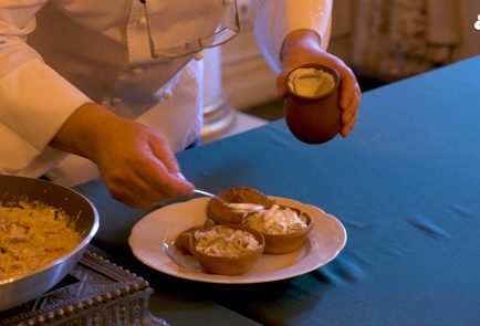 Фото шага рецепта Жюльен в тесте 151571 шаг 14  