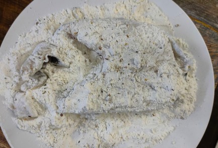 Фото шага рецепта Зубатка с картофелем 175118 шаг 10