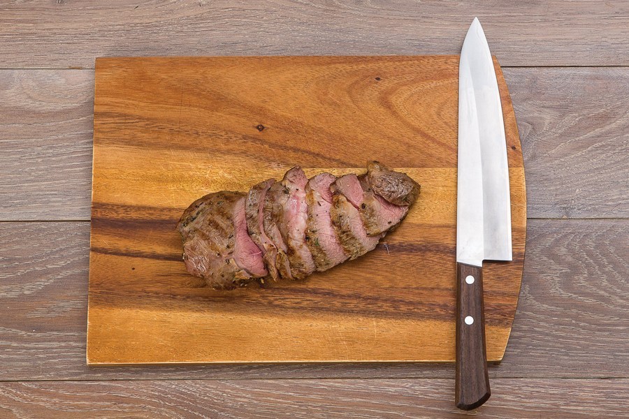 Фото рецепт Баранина с розмарином, цукини и мятой