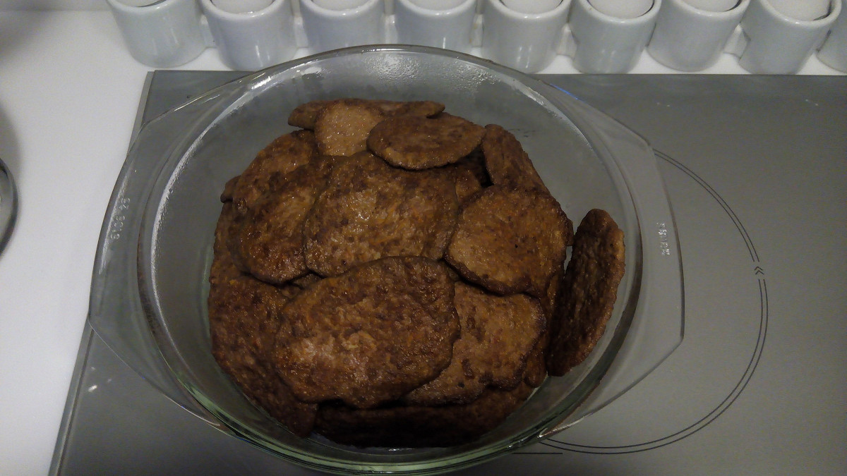 Фото рецепт Нежные печеночные оладьи