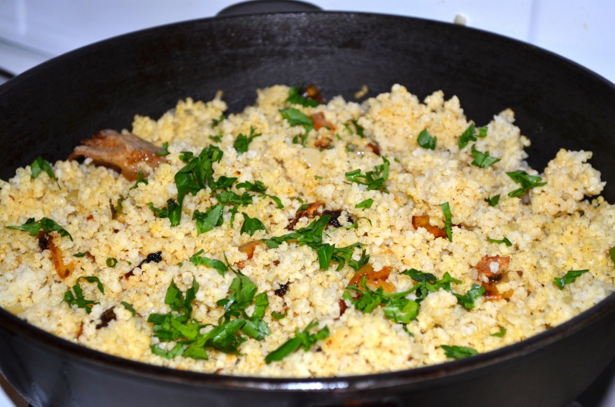 Фото рецепт Пшенка на курдючном сале