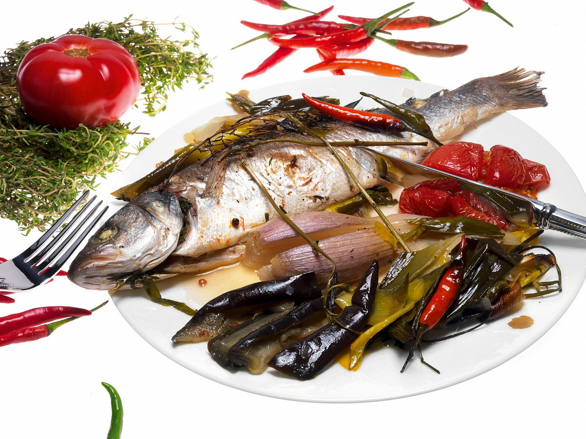 Фото рецепт Рыба, запеченная в фольге